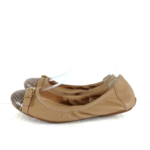 cole haan leather flats
